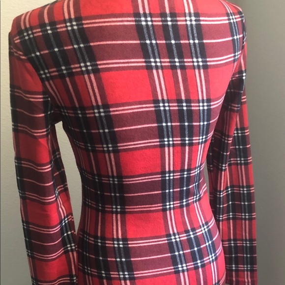 Plaid Bodycon Dress - Picture 6 of 8